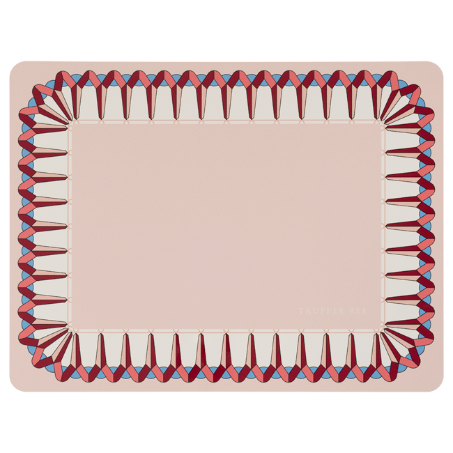 Деревянный плейсмат Веер