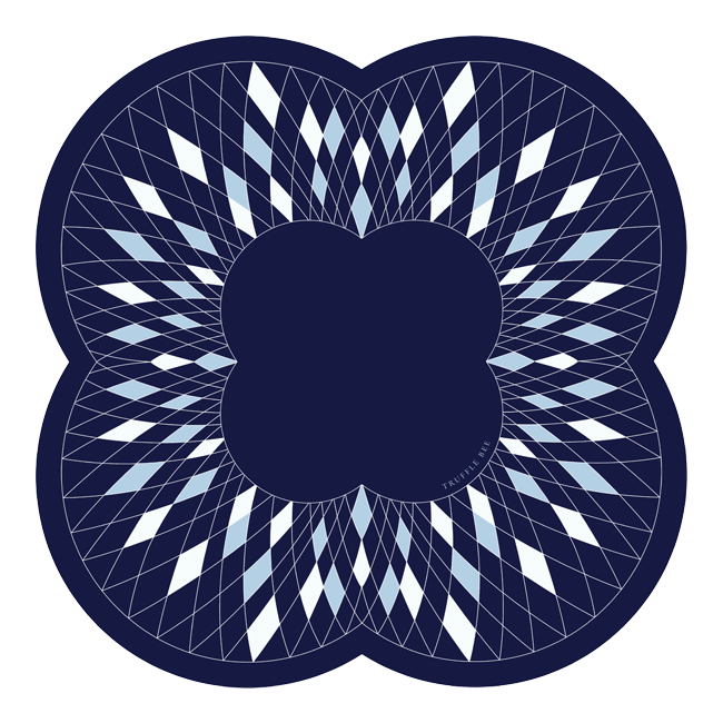 Деревянный плейсмат Kaleidoscope