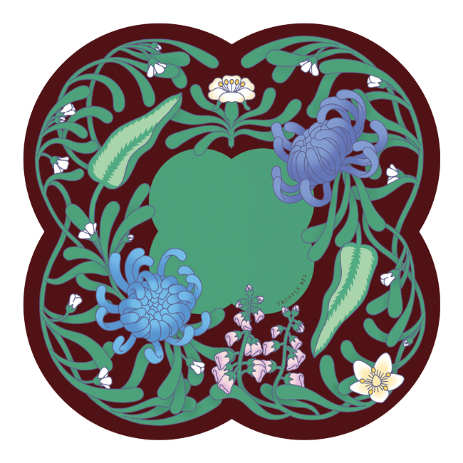 Деревянный плейсмат Wild Garden