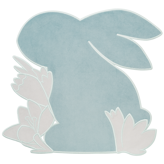 Плейсмат Пасхальный кролик (бархат)